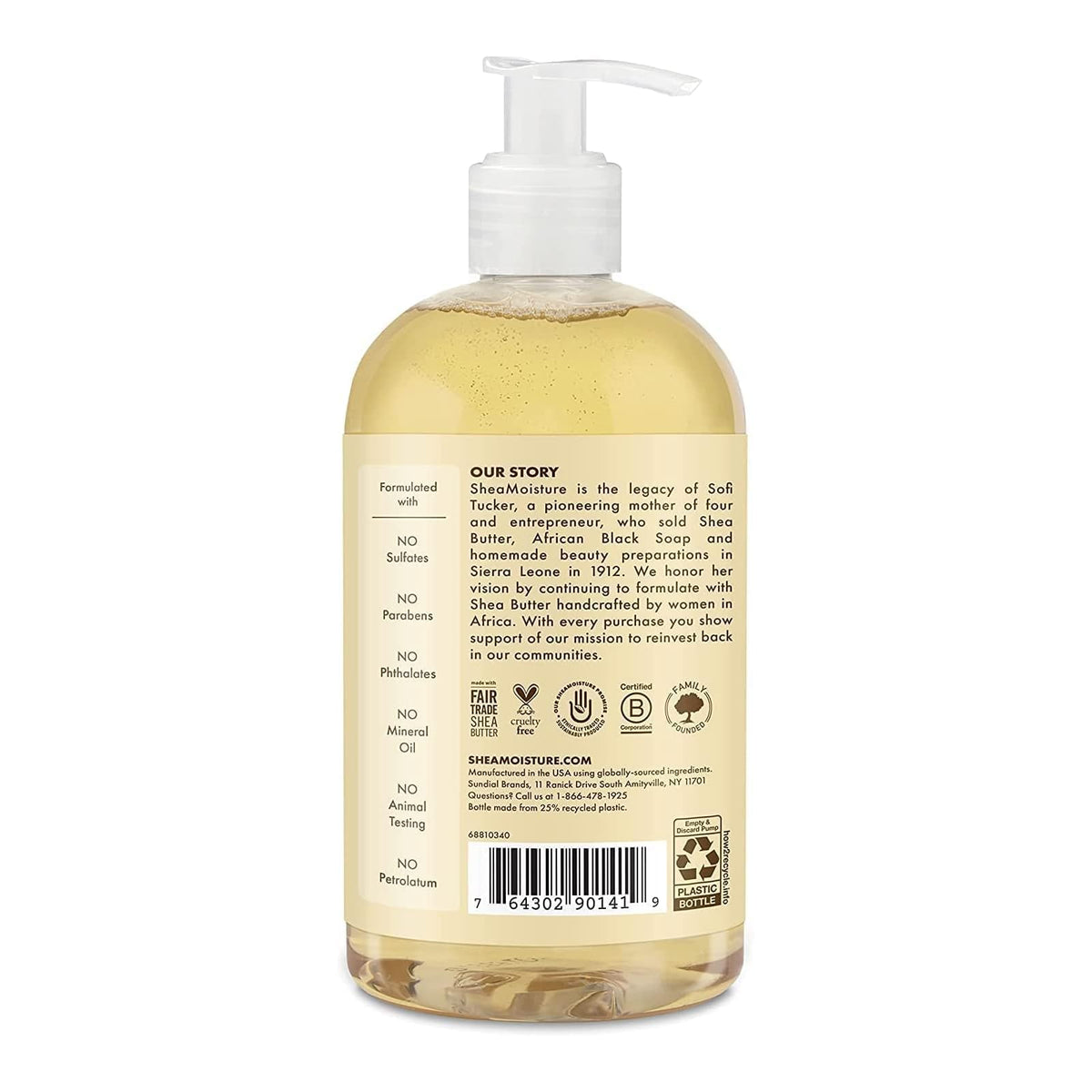 SheaMoisture Baby gel lavant et shampoing karité camomille 384 ml