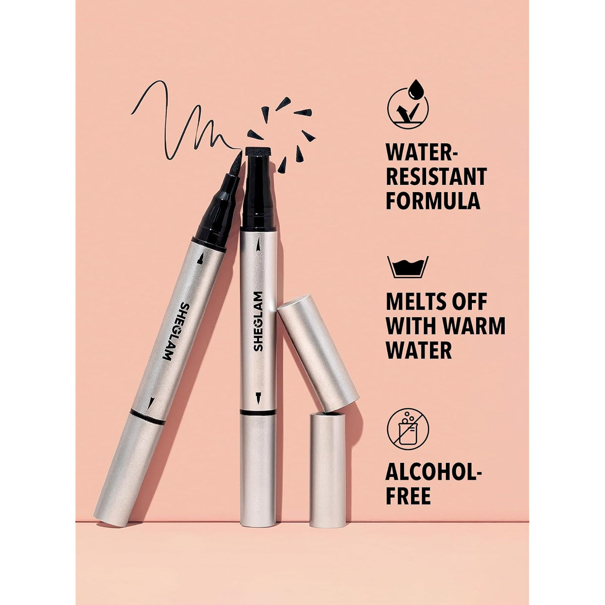 SHEGLAM Eye-liner feutre avec tampon · photo 2