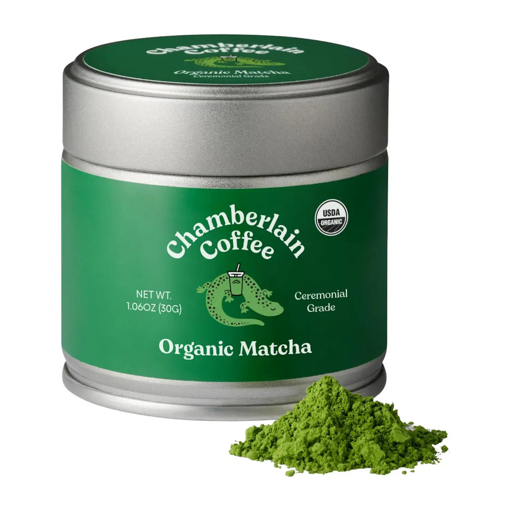 Chamberlain Coffee Matcha cérémoniel bio 30 g, photo du produit seul sur fond blanc