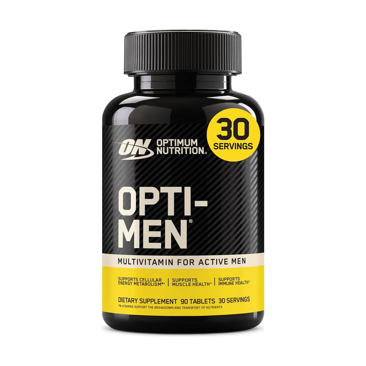 Optimum Nutrition Opti-Men multivitamines – 90 comprimés, photo du produit seul sur fond blanc