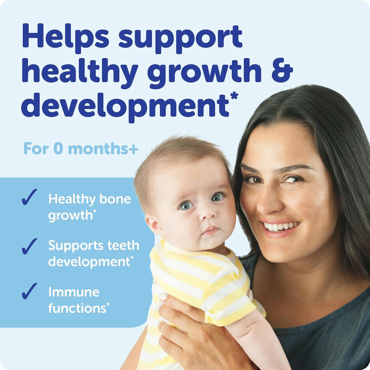 Ddrops Baby vitamine D3 bio en gouttes 400 UI, dès la naissance, 90 gouttes
