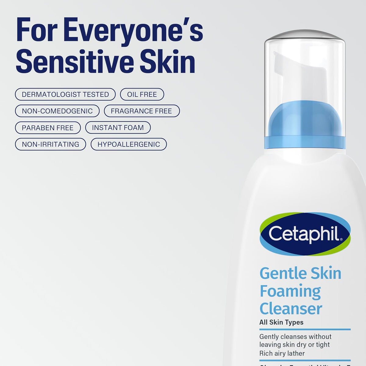 Cetaphil mousse nettoyante douce 237 ml