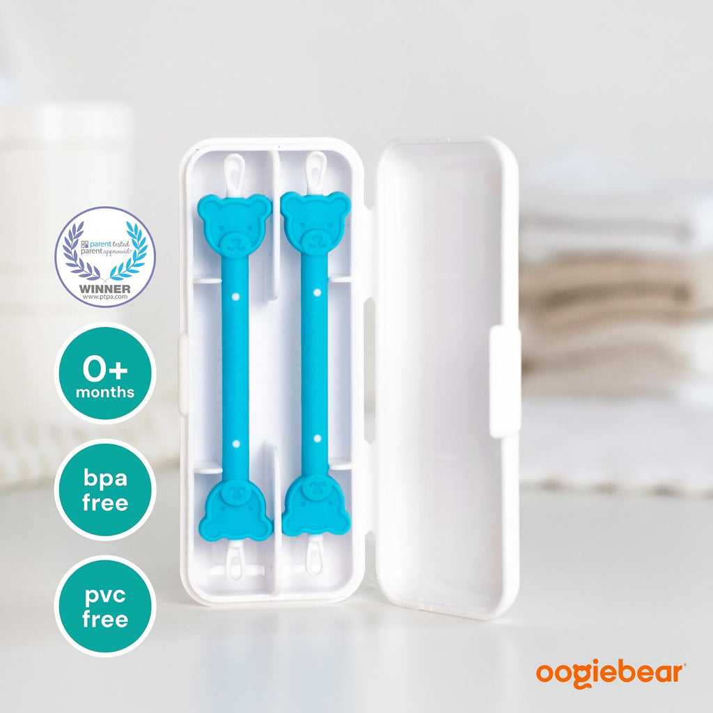 oogiebear cure-nez et cure-oreilles bébé, lot de 2