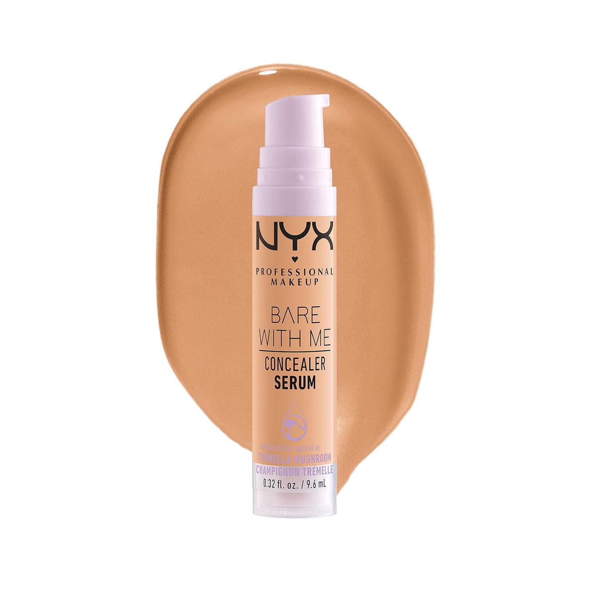 NYX Bare With Me anticernes sérum, teinte 5.5 Medium Gold