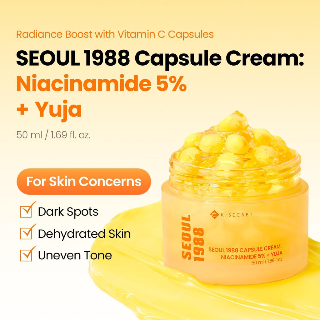 K-Secret Seoul 1988 crème capsules niacinamide et yuja, 50 ml · photo 3