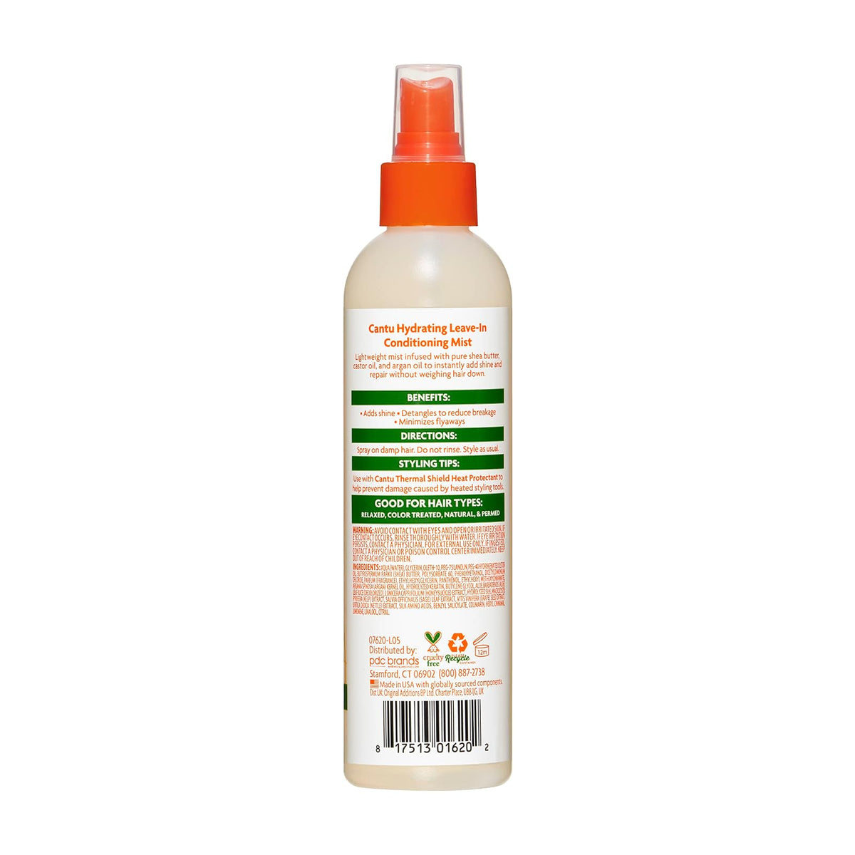 Cantu Hydrating brume sans rinçage 237 ml
