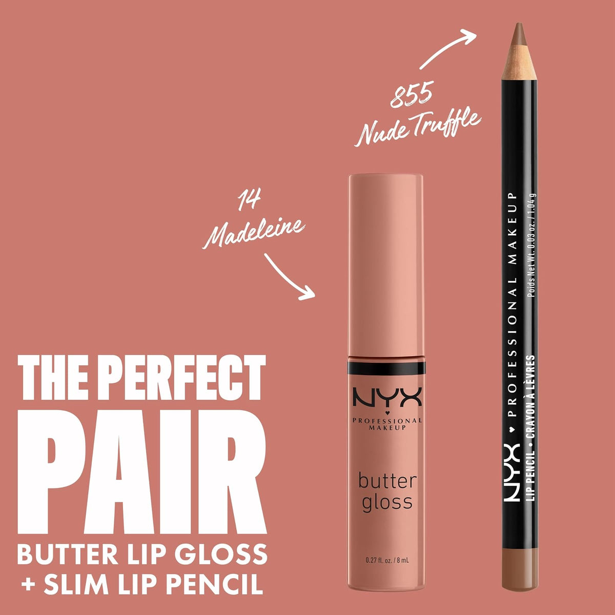 NYX Butter Gloss brillant à lèvres, 8 ml