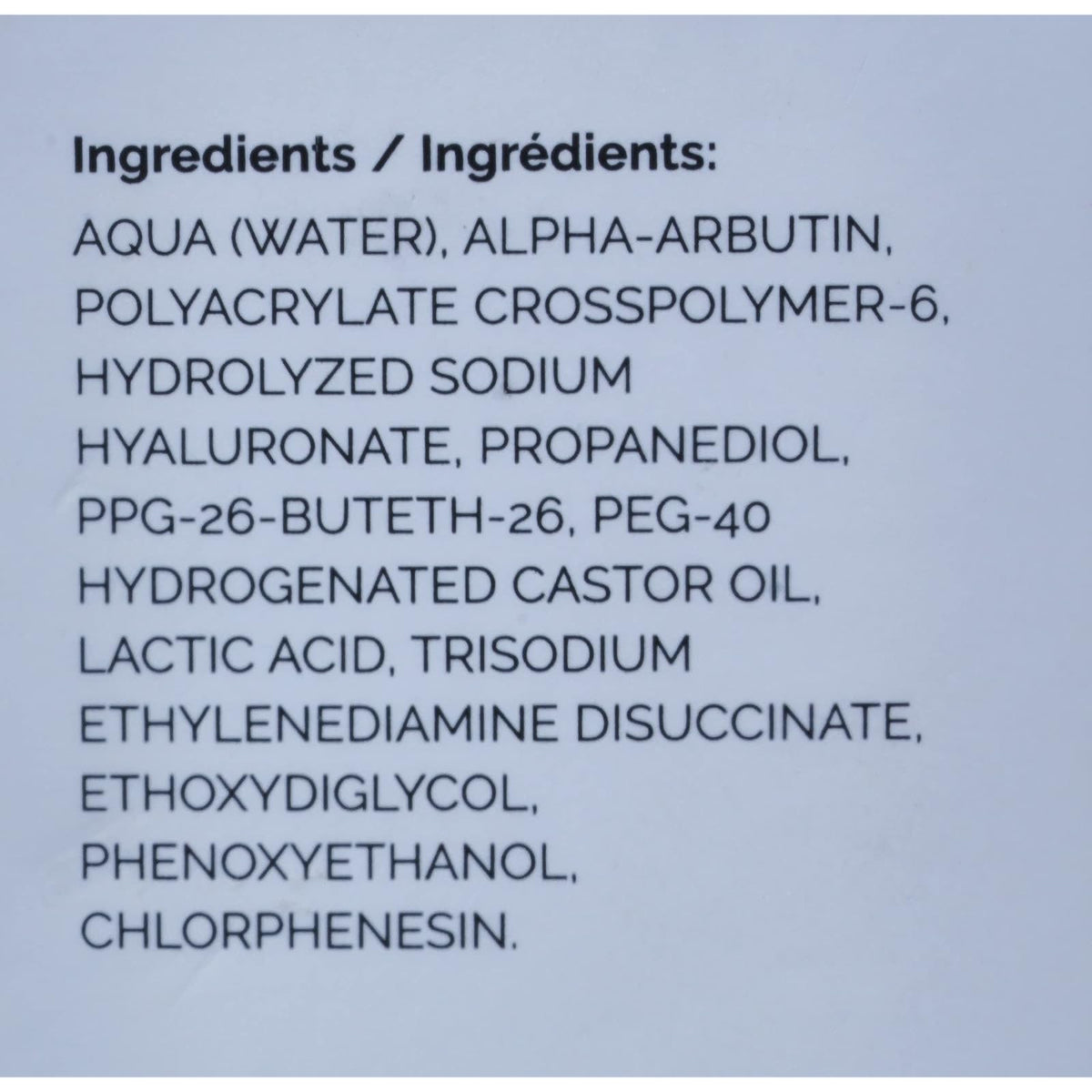 The Ordinary Alpha Arbutin 2 % + HA sérum anti-taches 30 ml