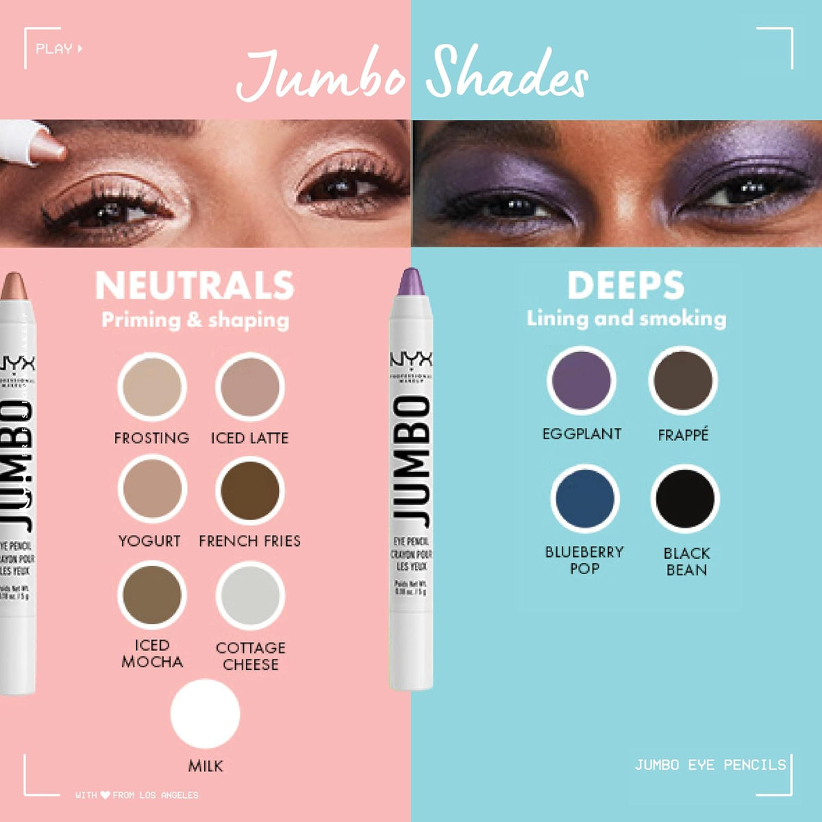 NYX Jumbo Eye Pencil crayon yeux