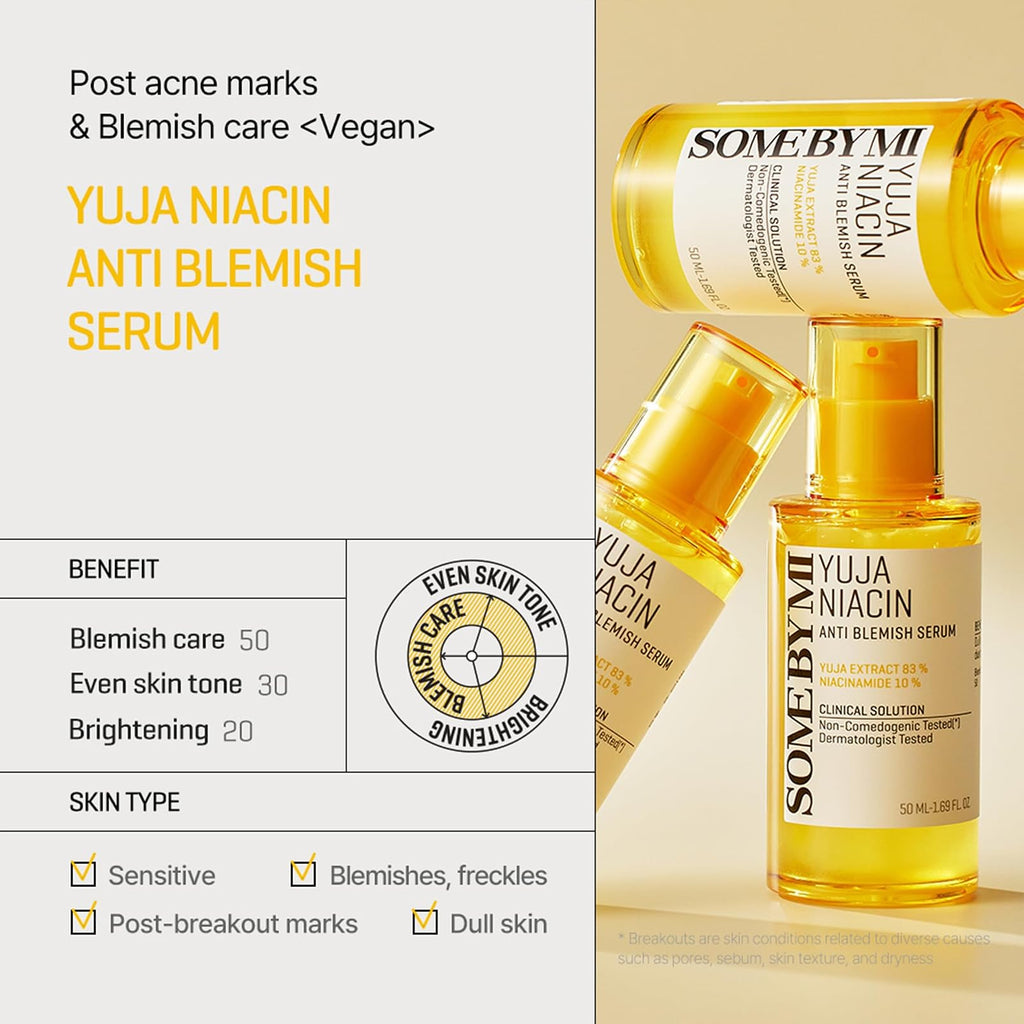 Some By Mi Yuja Niacin sérum anti-imperfections et éclat, 50 ml