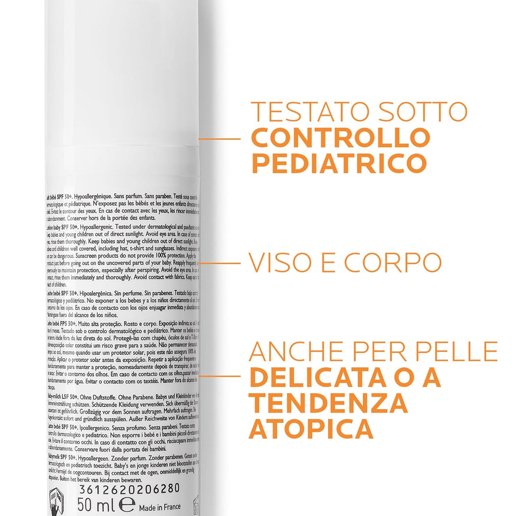 La Roche-Posay Anthelios Dermo-Pediatrics lait solaire bébé SPF 50+ 50 ml