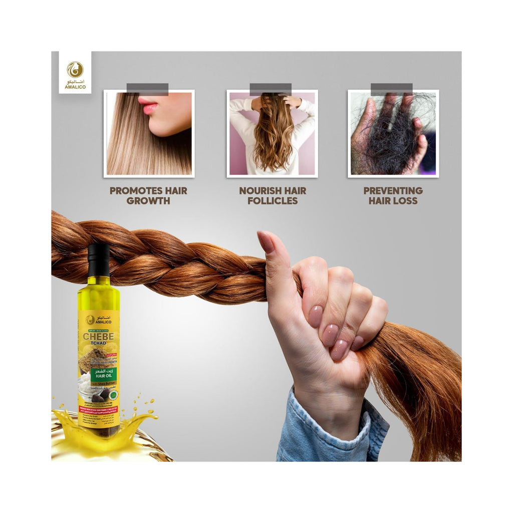 Amalico huile de chébé et beurre de karité 130 ml