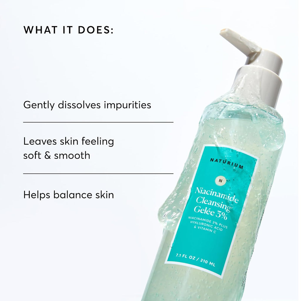 Naturium Niacinamide Cleansing Gelée 3 % gel nettoyant 210 ml