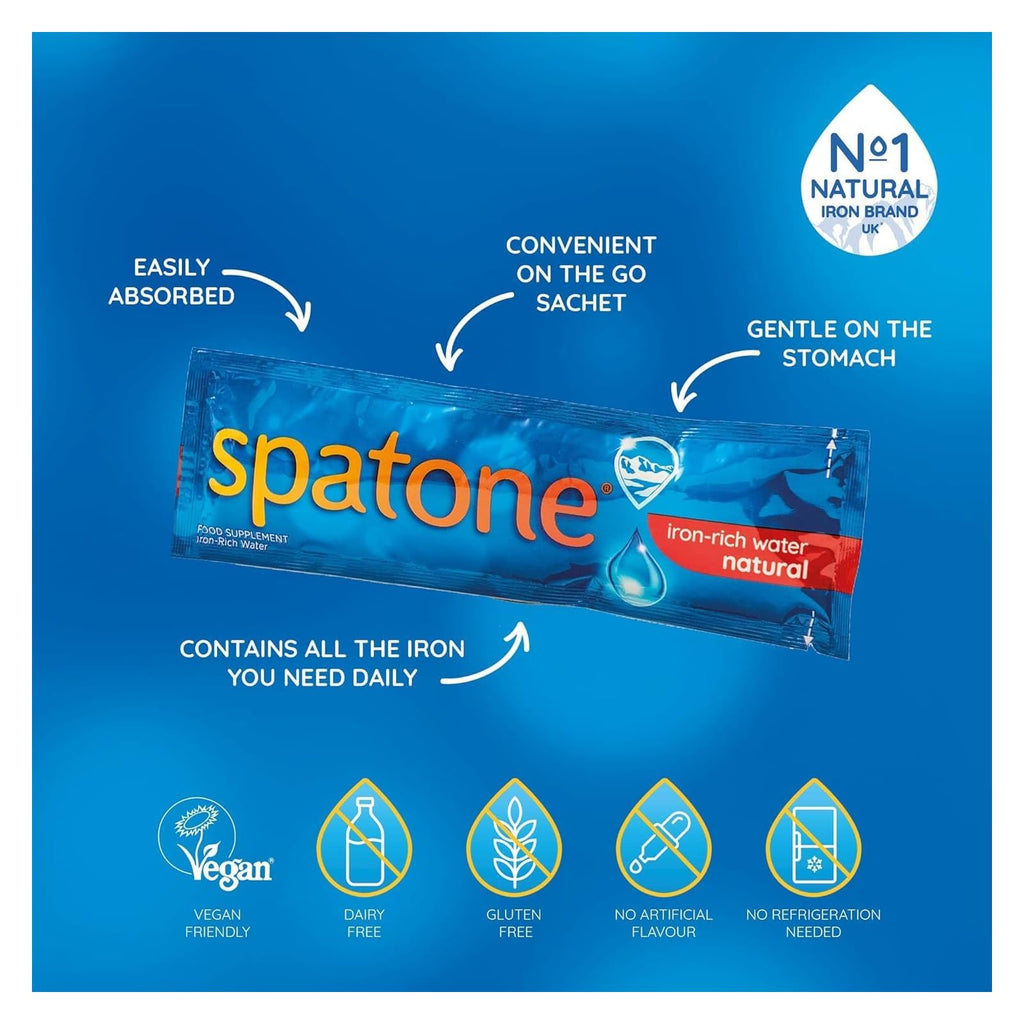 Spatone fer liquide naturel, 14 sachets