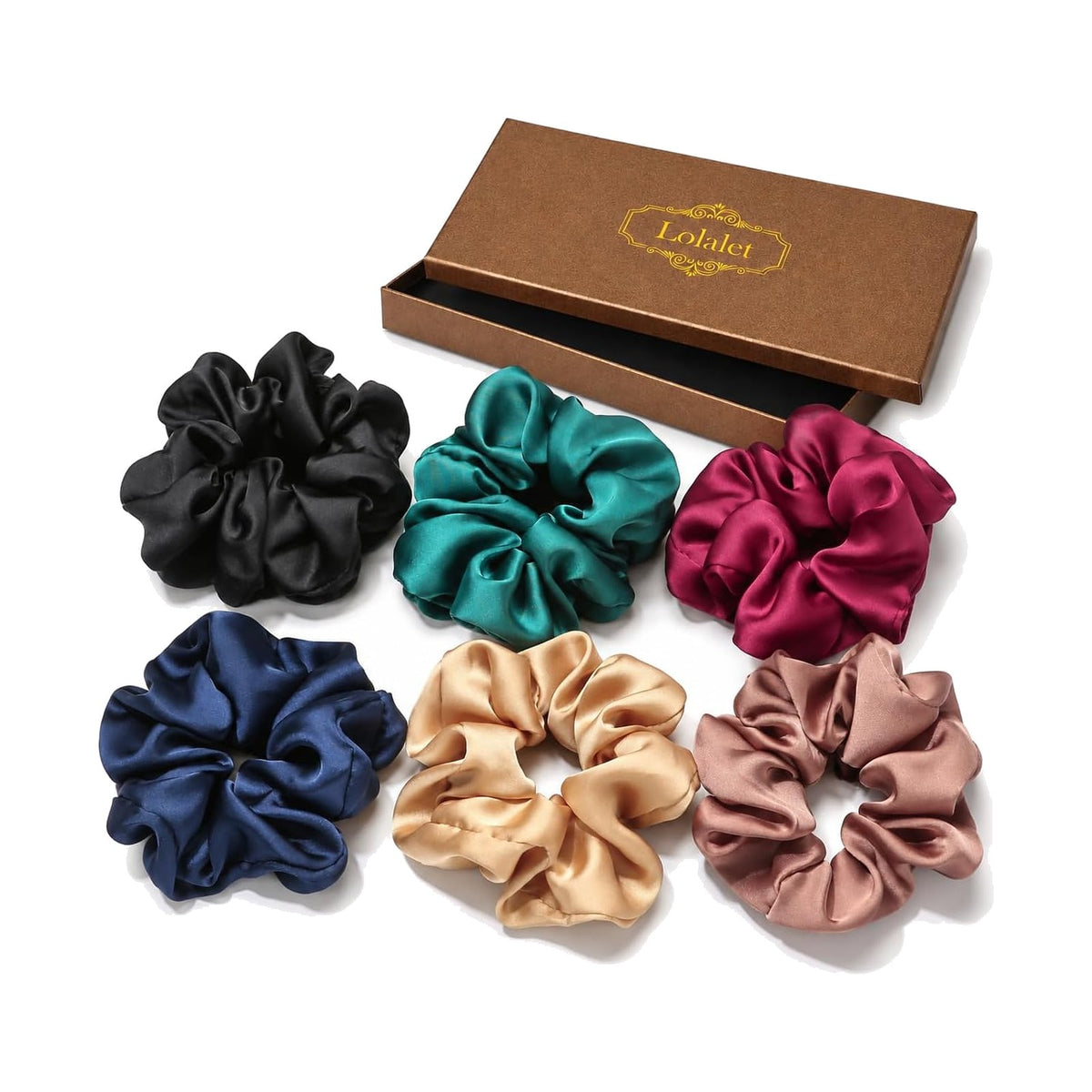 Lolalet chouchous en satin doux, lot de 6, 11 cm · photo 2