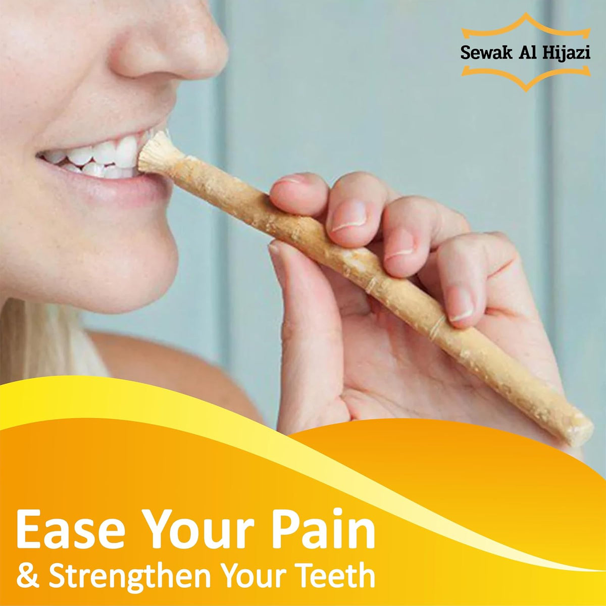 Siwak Sewak Al Hijazi, 6 bâtonnets de miswak naturel