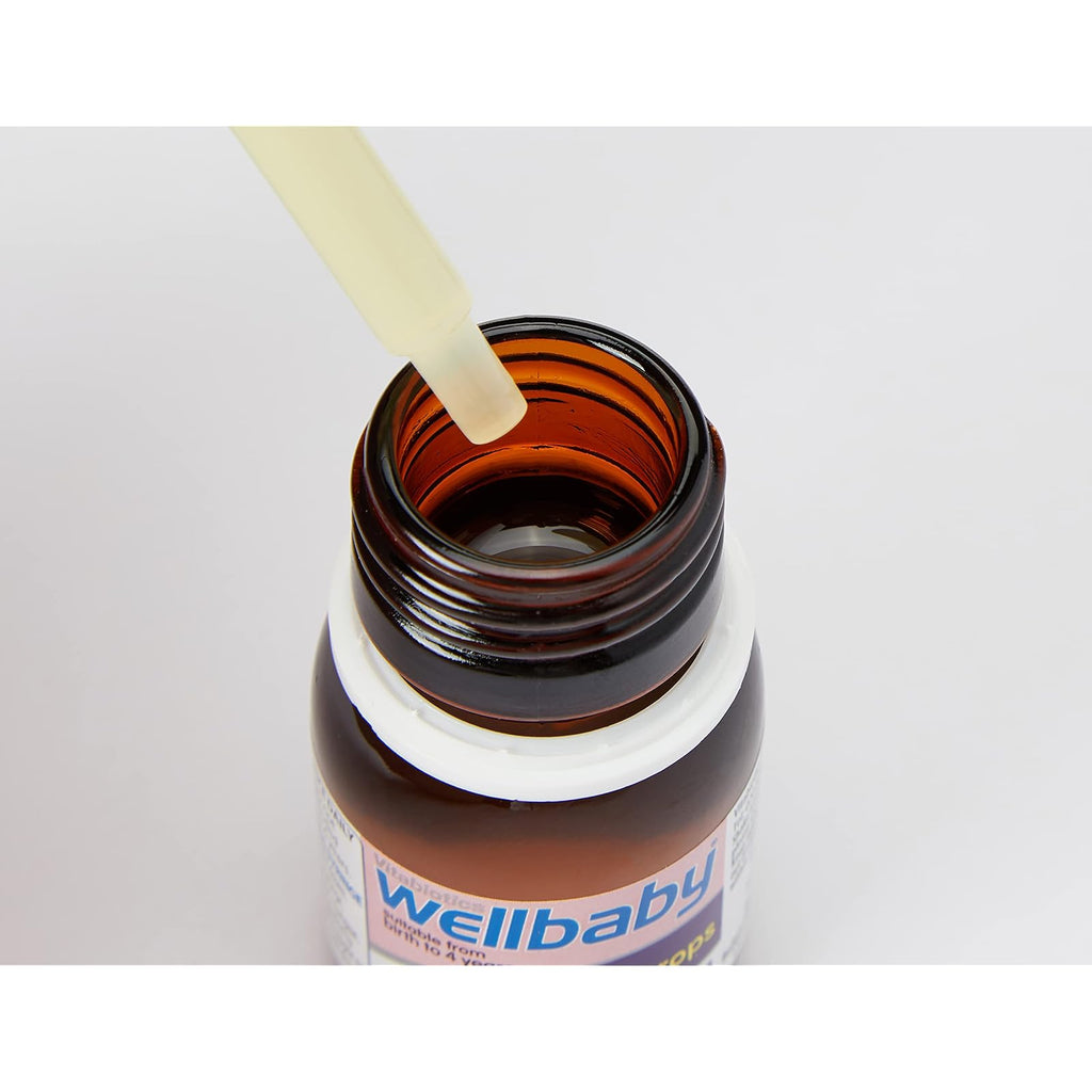 Vitabiotics Wellbaby vitamine D3 en gouttes 400 UI, de la naissance à 4 ans, 30 ml