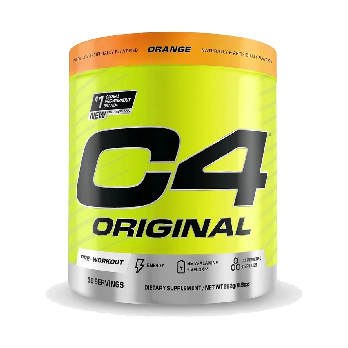 Cellucor C4 Original pré-workout 30 doses – Orange, photo du produit seul sur fond blanc