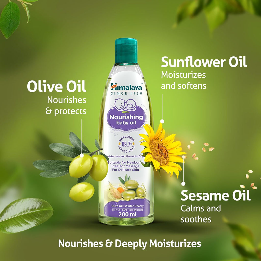 Himalaya huile de massage bébé 200 ml