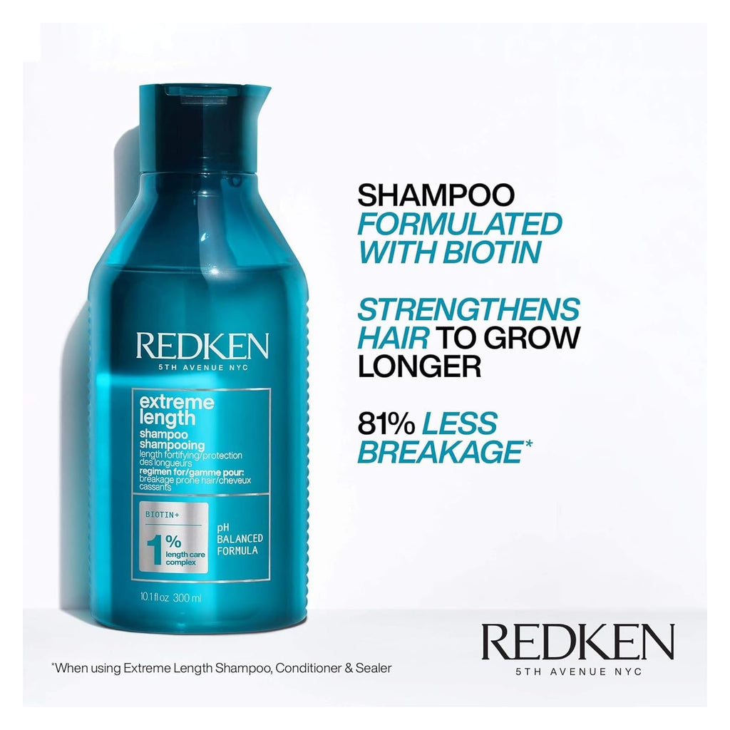 Redken Extreme Length shampooing à la biotine 300 ml