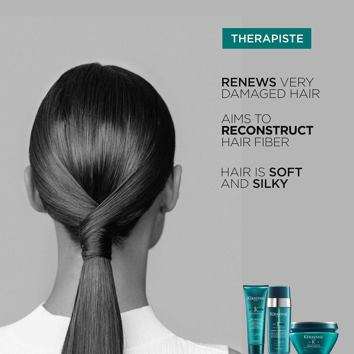 Kérastase Résistance Bain Thérapiste shampooing réparateur cheveux très abîmés 250 ml