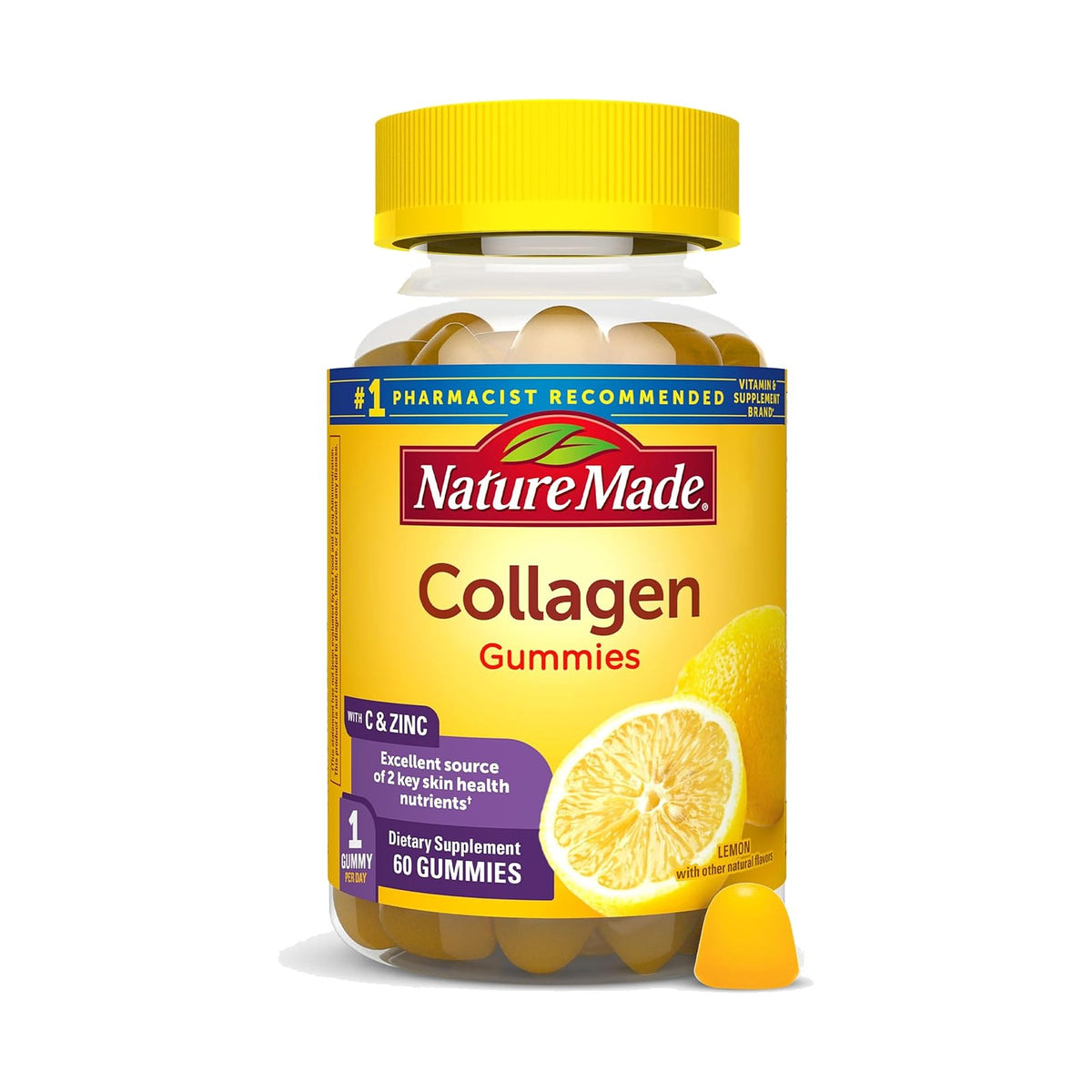 Nature Made gommes au collagène, vitamine C et zinc, 60 gommes