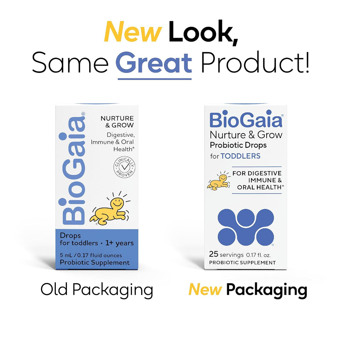 BioGaia Nurture & Grow gouttes probiotiques pour enfants dès 1 an