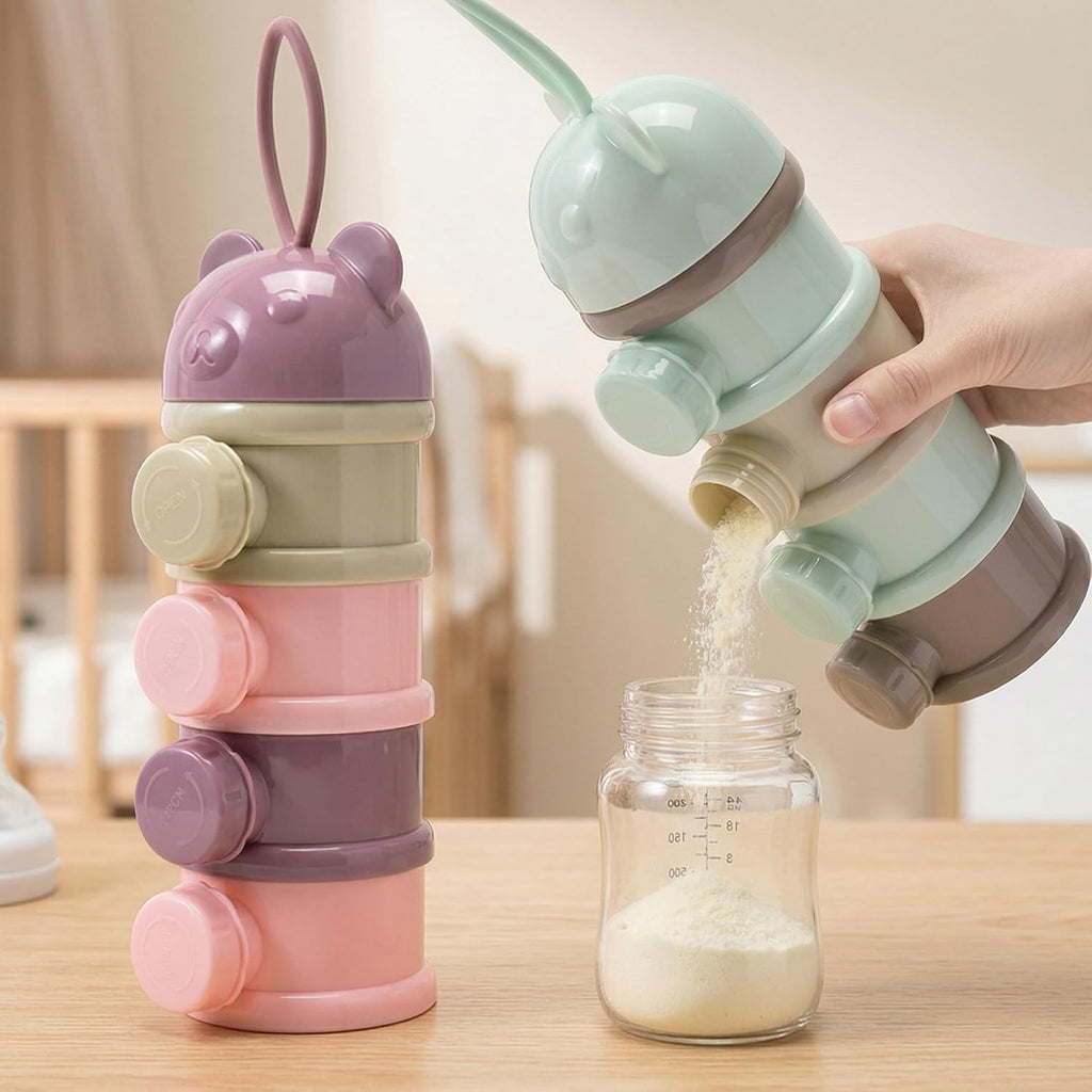 Manwetye doseur de lait en poudre 4 étages, utilisation