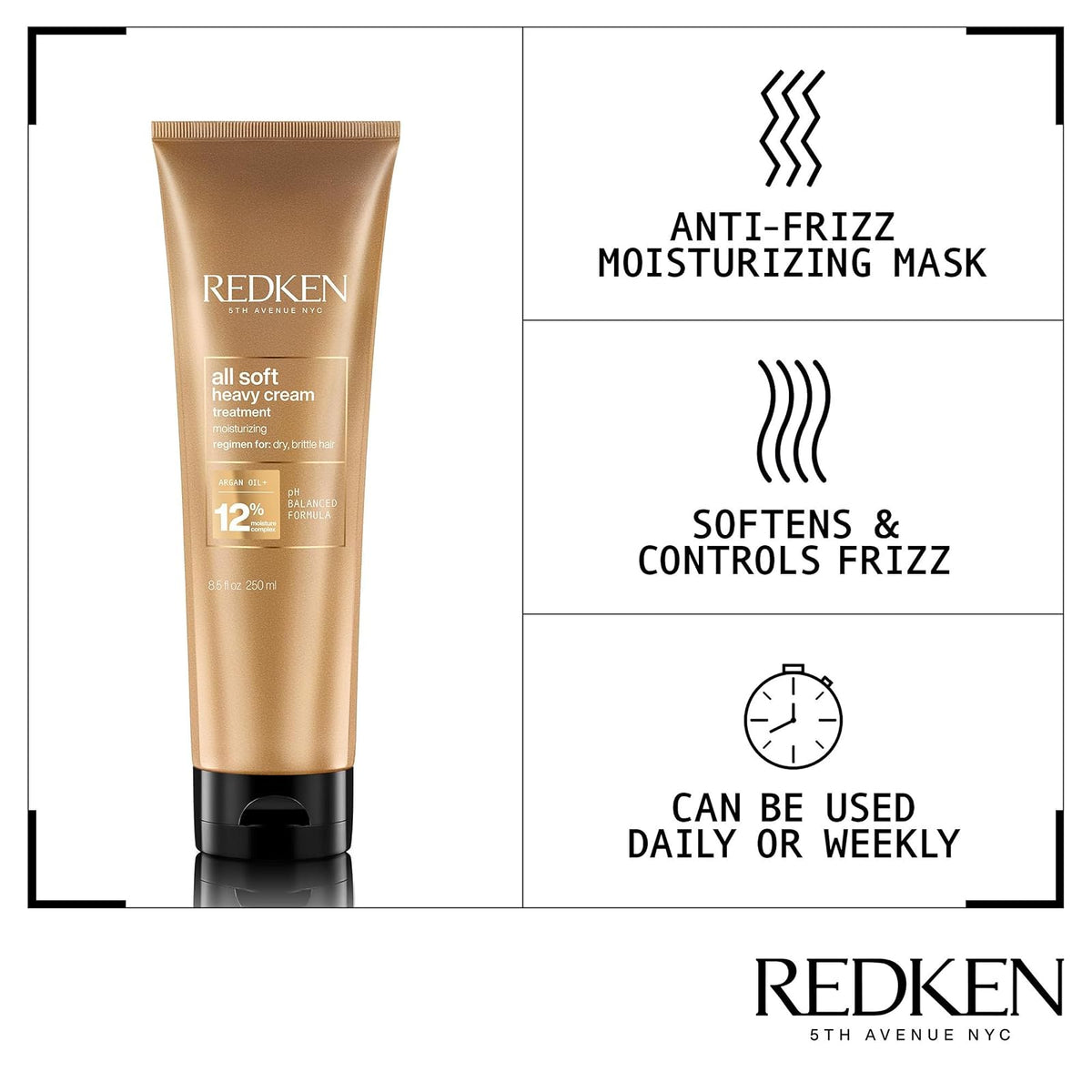 Redken All Soft Heavy Cream masque 250 ml