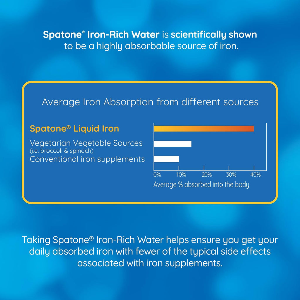 Spatone fer liquide naturel, 14 sachets