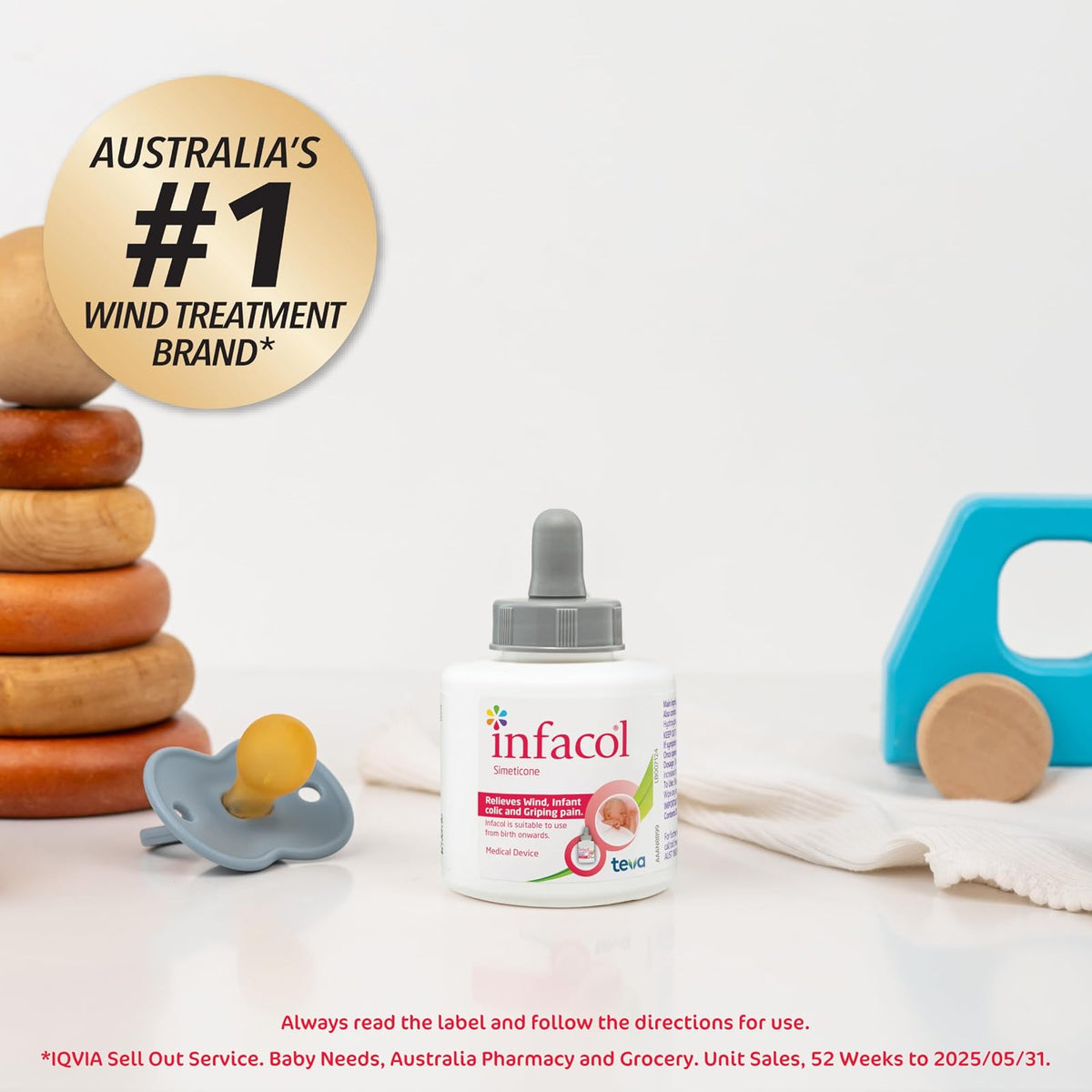 Infacol gouttes anti-coliques à la siméticone pour nourrisson, 85 ml