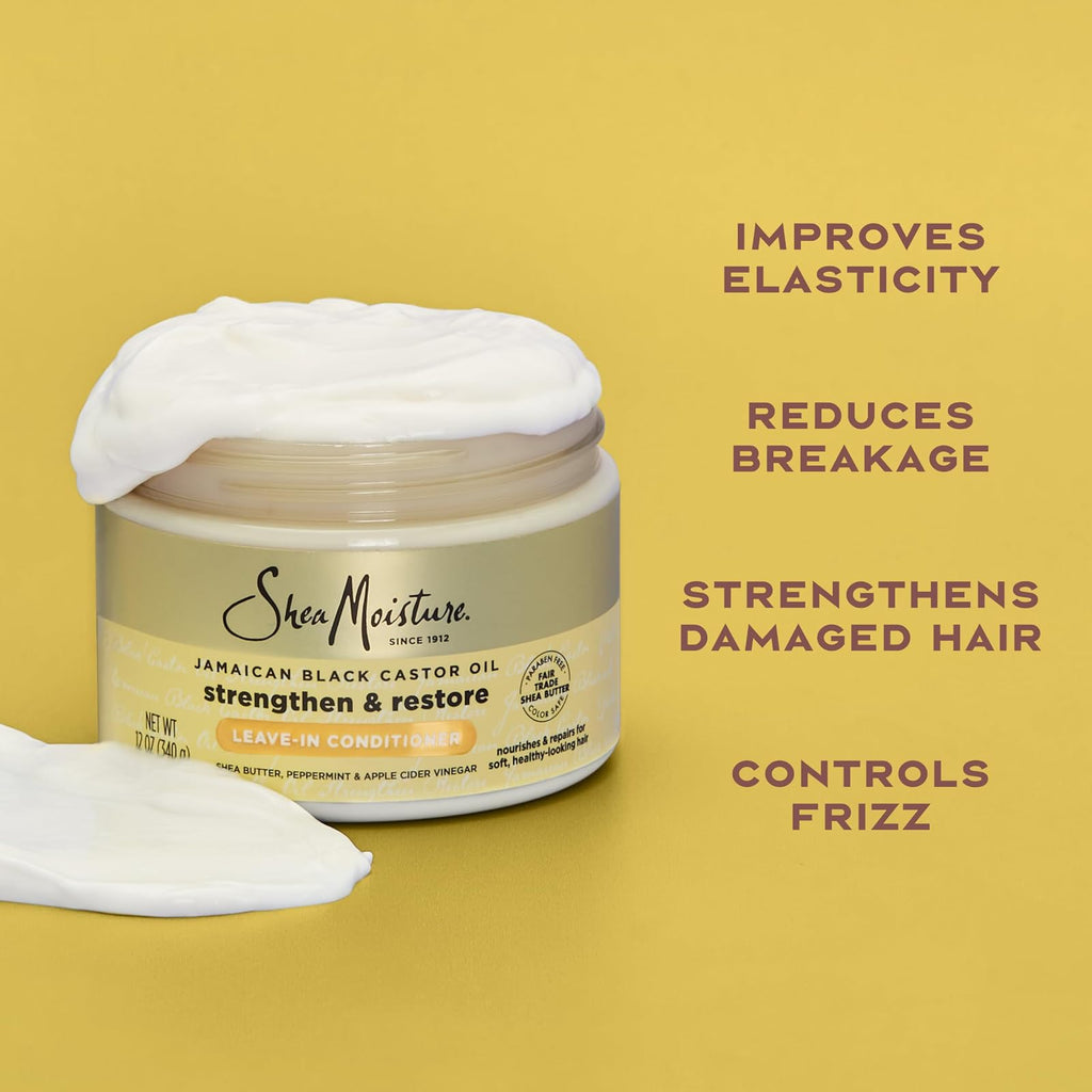 SheaMoisture Jamaican Black Castor Oil après-shampooing sans rinçage