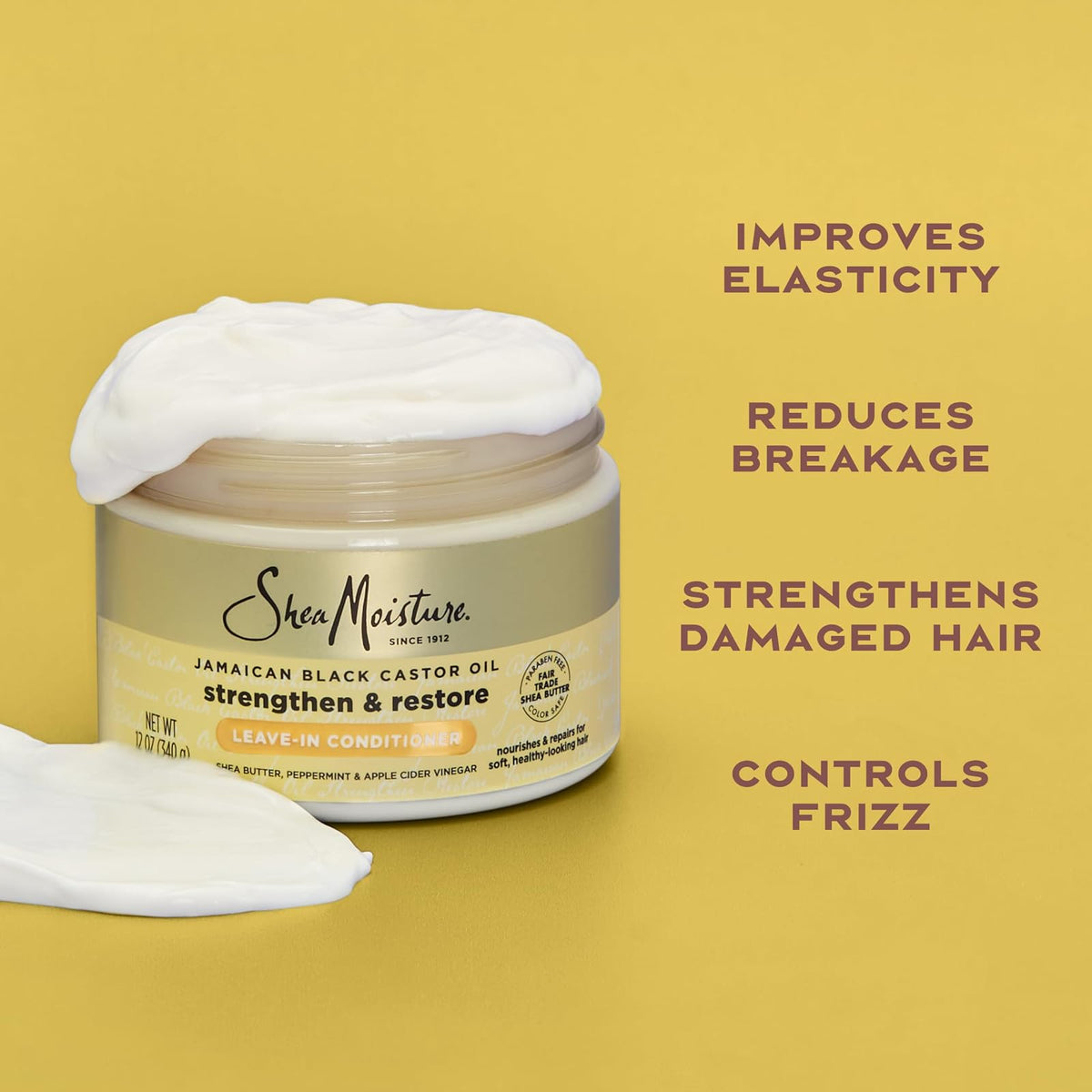 SheaMoisture Jamaican Black Castor Oil après-shampooing sans rinçage