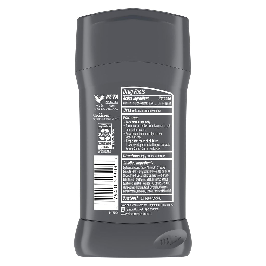 Dove Men+Care déodorant stick anti-traces 72 h 76 g