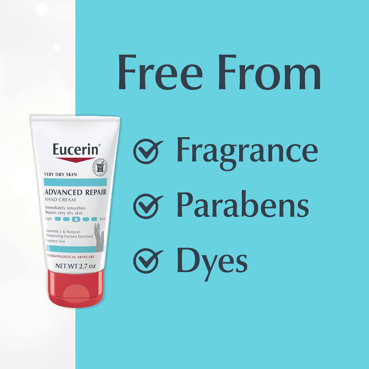 Eucerin Advanced Repair crème mains sans parfum 78 g