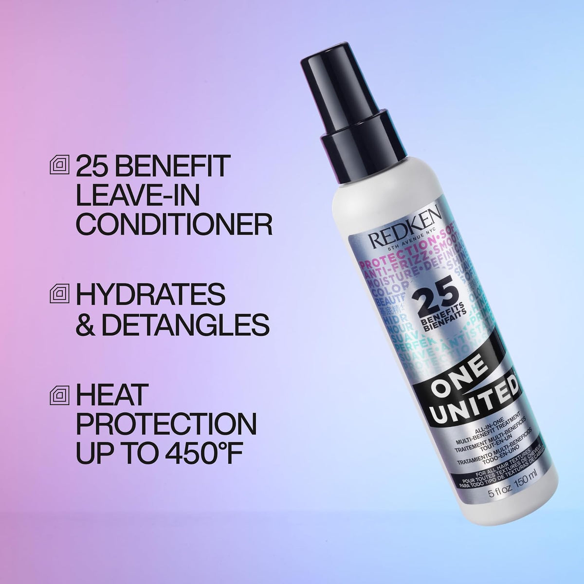 Redken One United soin sans rinçage 25 bienfaits 150 ml