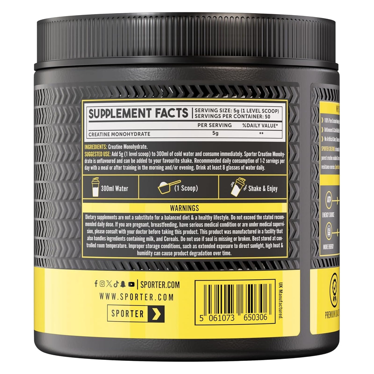 Sporter créatine monohydrate