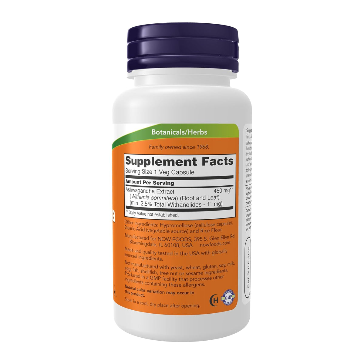 NOW Foods ashwagandha 450 mg