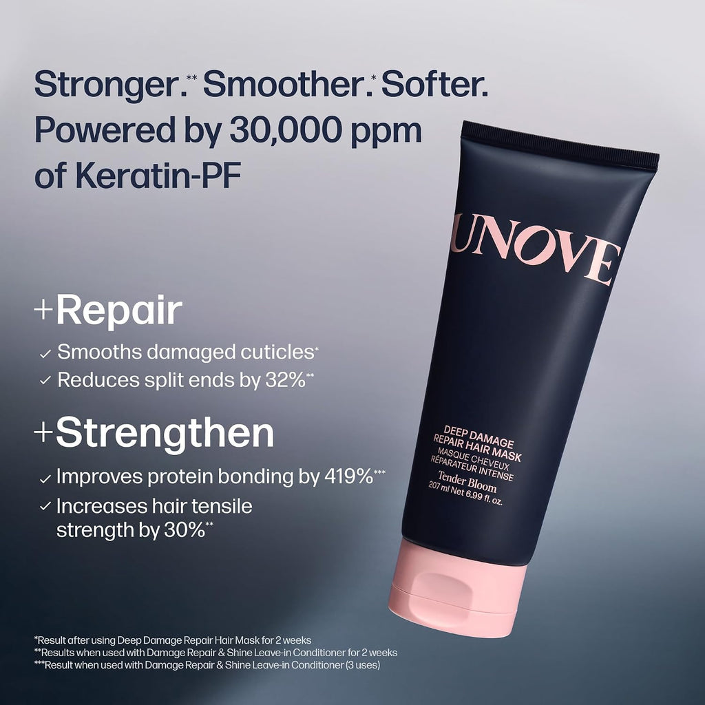 Masque UNOVE à la kératine : répare et renforce les cheveux