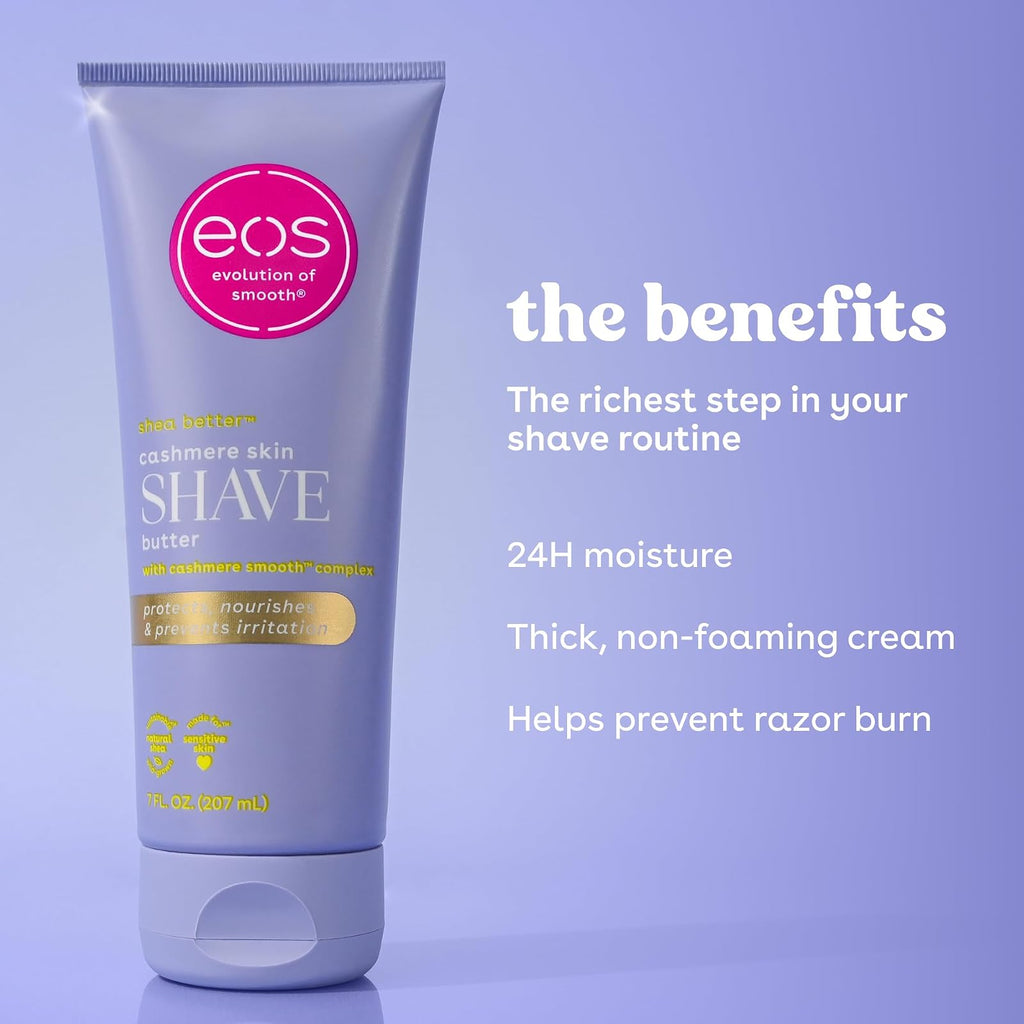 eos Cashmere Shave Butter beurre de rasage vanille 207 ml