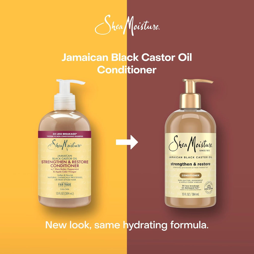 SheaMoisture après-shampooing Jamaican Black Castor Oil 384 ml