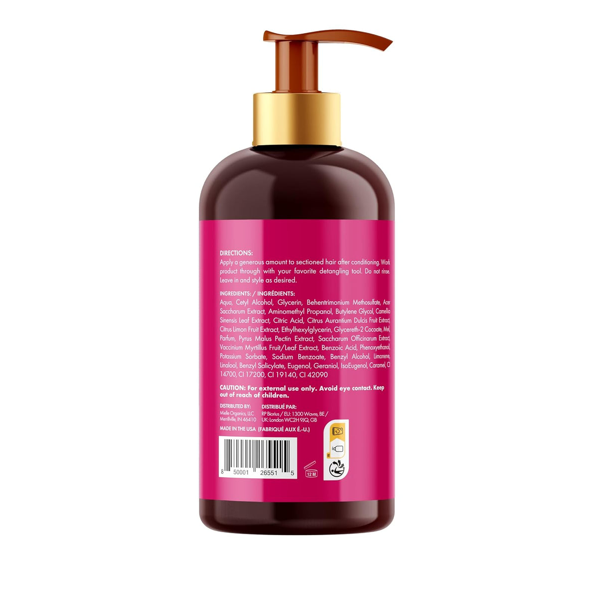 Mielle Curl Smoothie grenade et miel 355 ml