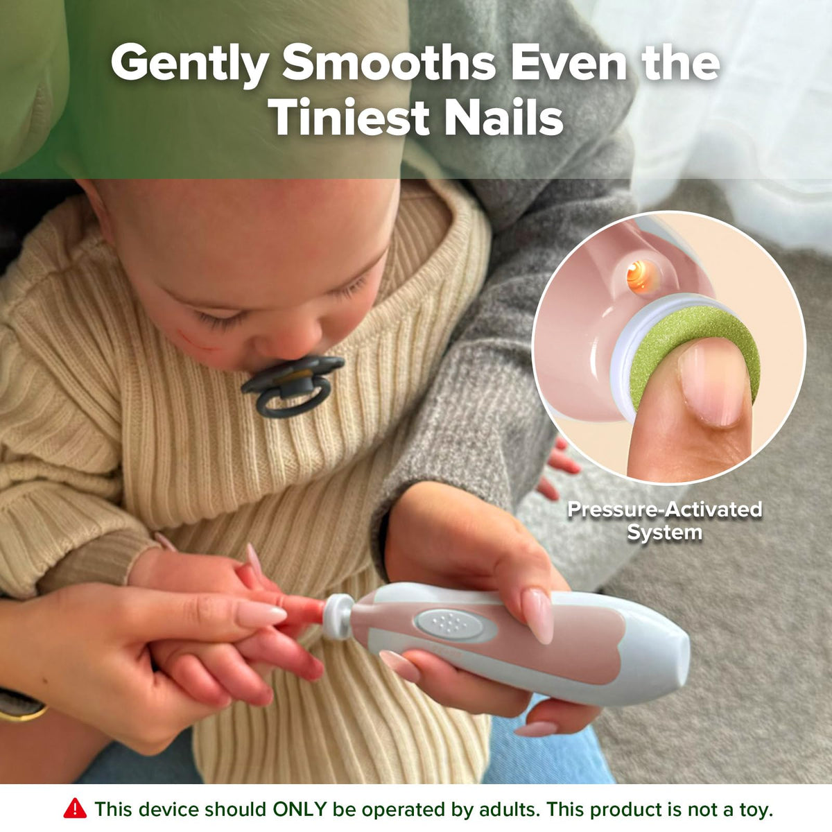 haakaa coupe-ongles électrique pour bébé