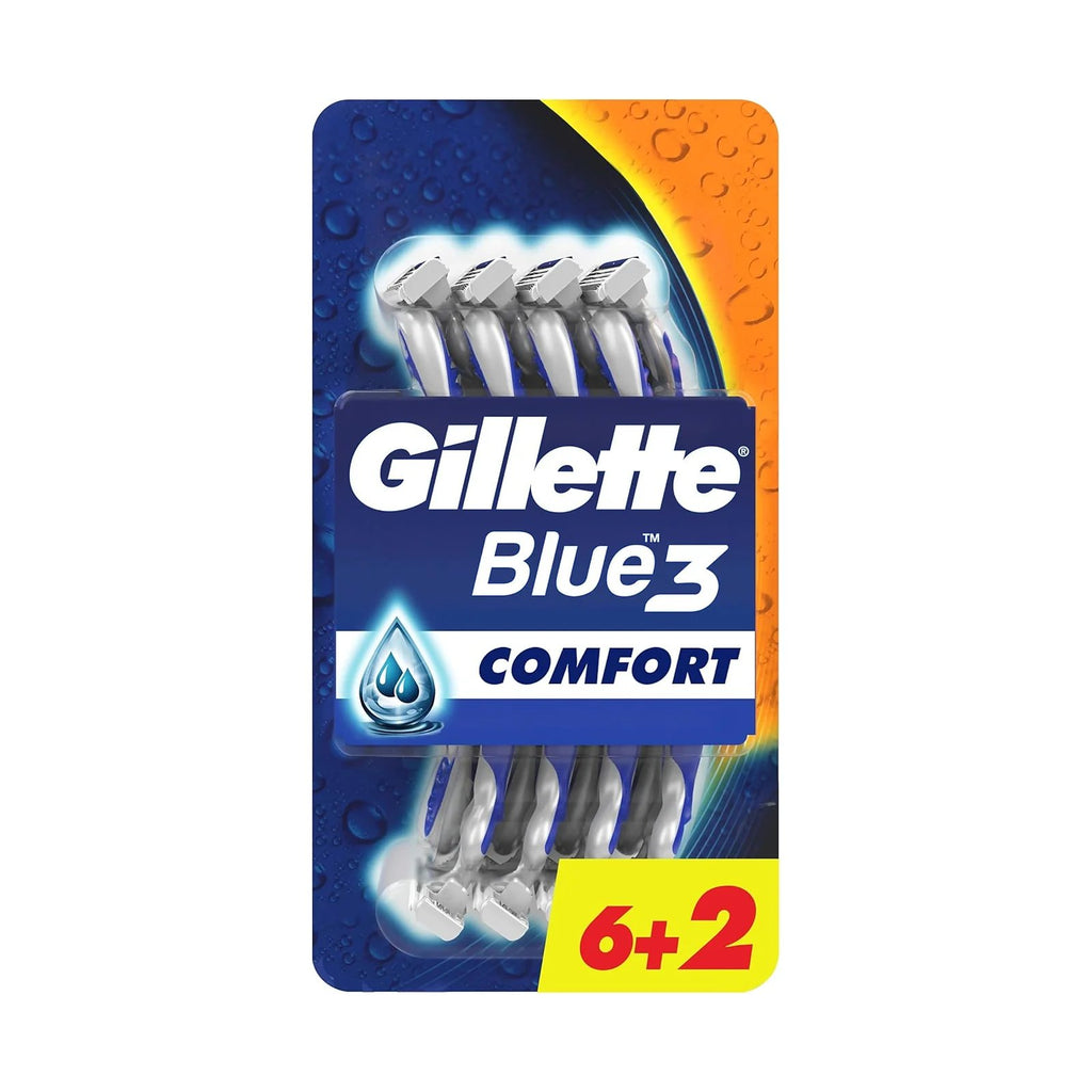 Gillette Blue3 Comfort rasoirs jetables 6 + 2