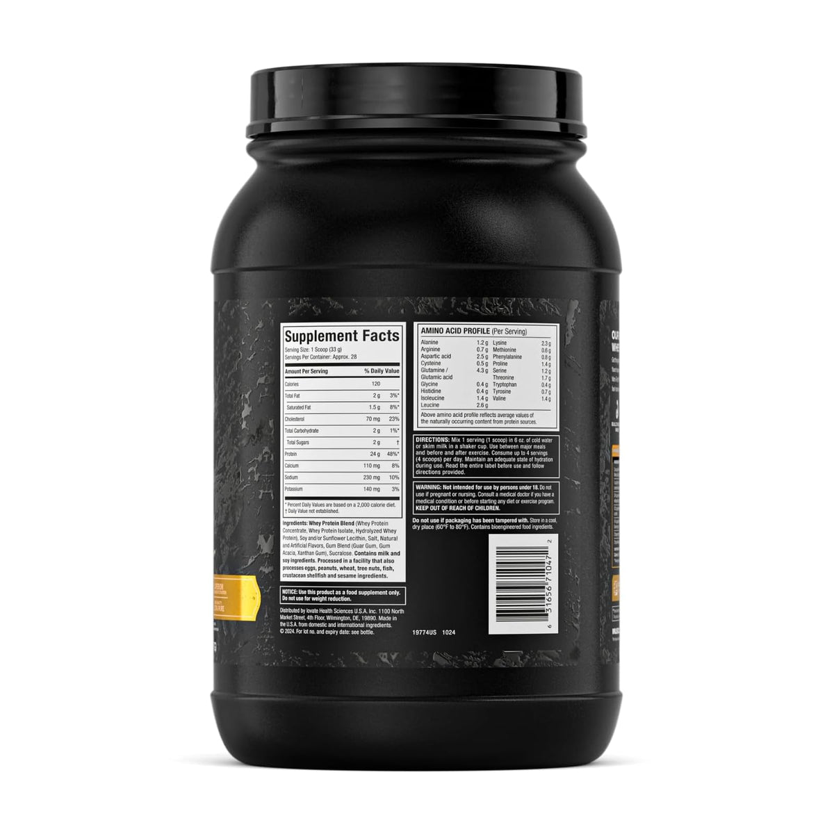 MuscleTech Nitro-Tech 100% Whey Gold