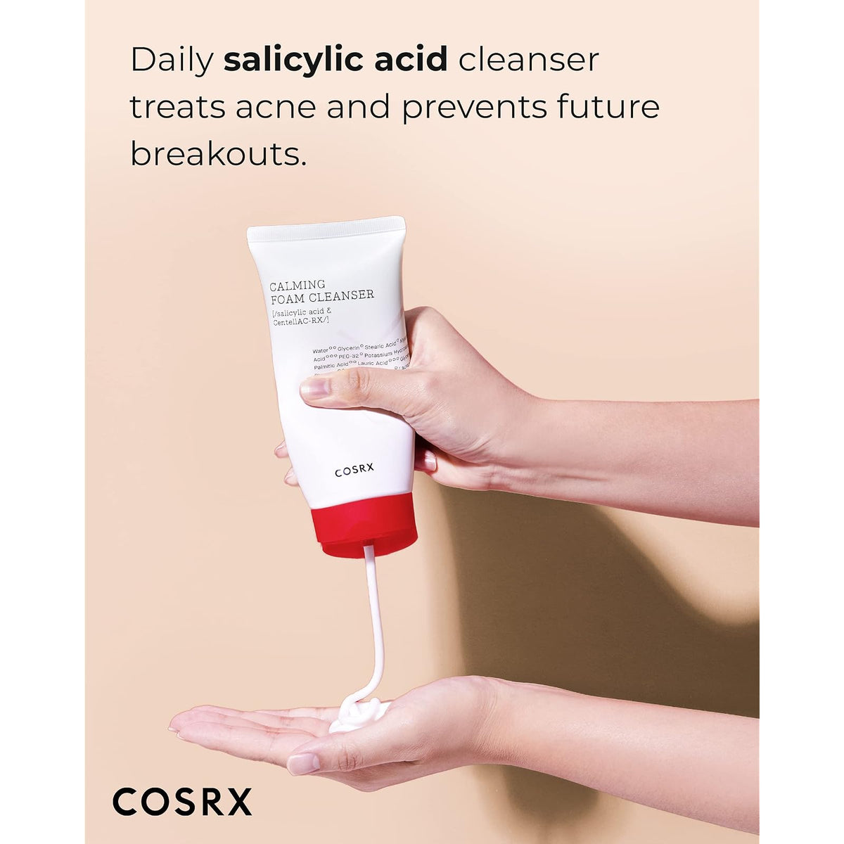 COSRX AC Collection Calming nettoyant moussant, 150 ml