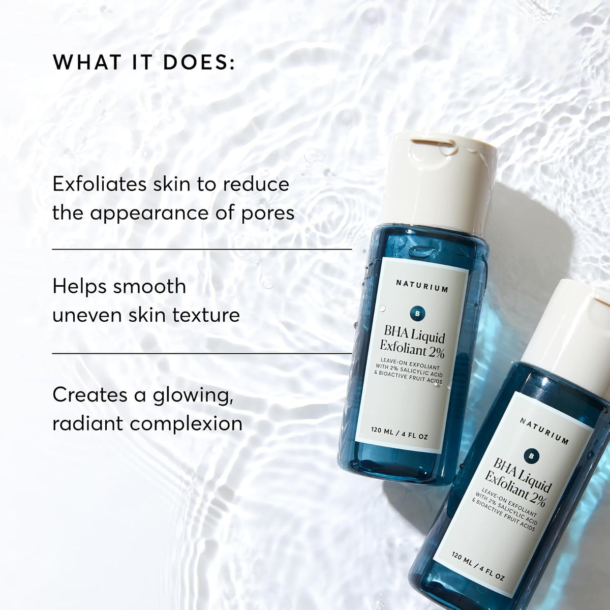 Naturium BHA Liquid Exfoliant 2 % lotion exfoliante 120 ml