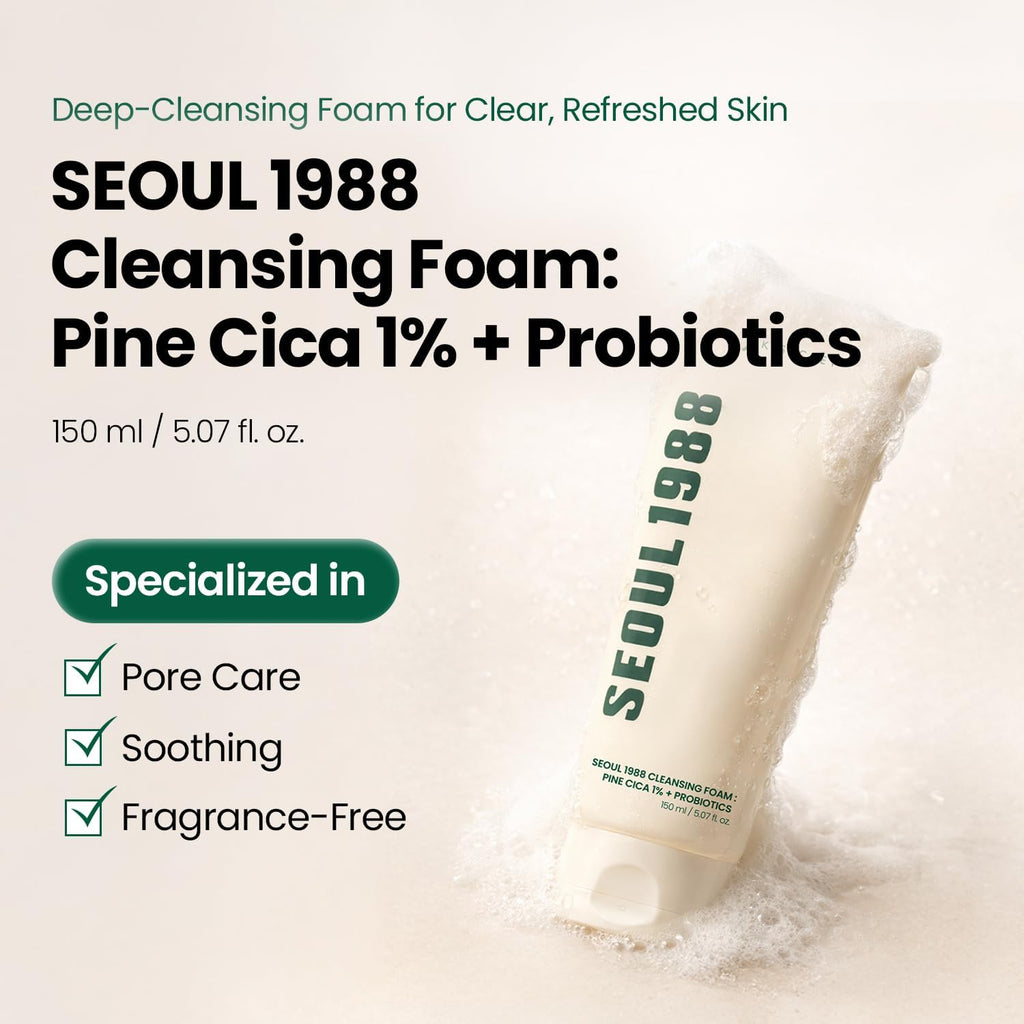 K-Secret Seoul 1988 mousse nettoyante cica et probiotiques, 150 ml · photo 3