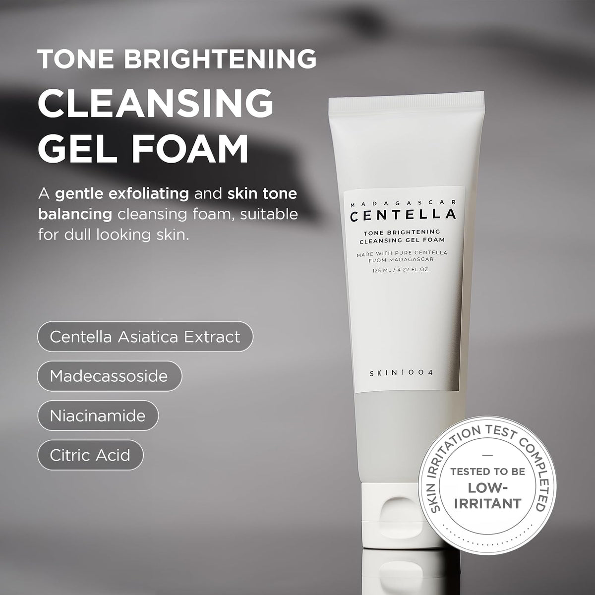 SKIN1004 Centella Tone Brightening gel moussant, 125 ml