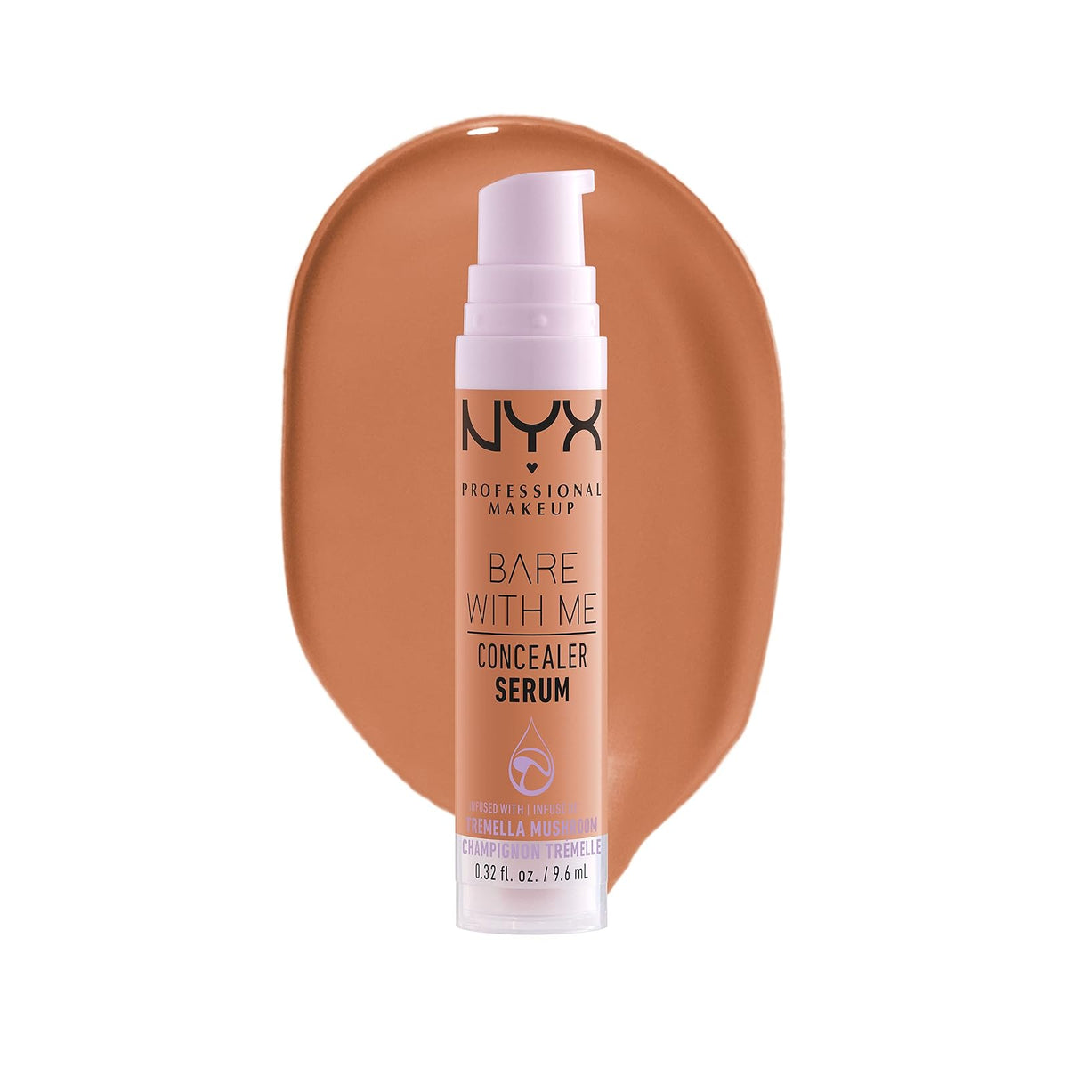 NYX Bare With Me anticernes sérum, teinte 8.5 Caramel